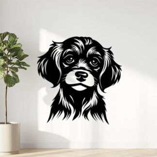 Sticker Autocollant chien cavalier king charles animaux  ANX81