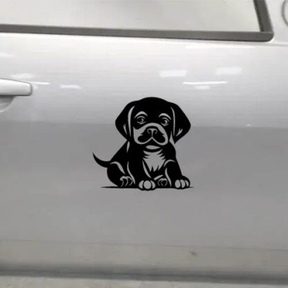 Sticker Autocollant chien mignon animaux  ANX87
