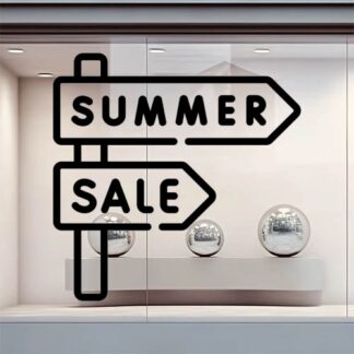 sticker autocollant solde vitrine 4 ARGGO