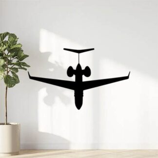 Sticker Autocollant avion jet privé Auto AT87296