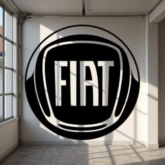 Sticker Autocollant fiat logo auto  AU91