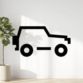 Sticker Autocollant jeep 4x4 auto  AU92