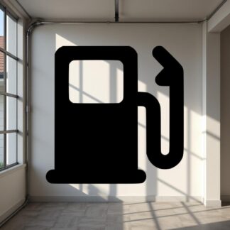 Sticker Autocollant symbole pompe essence auto  AU97