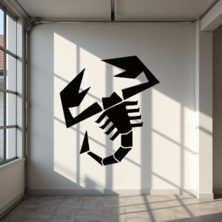 Sticker Autocollant abarth fiat auto  AUT0911