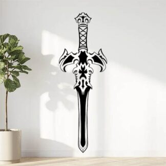 Sticker Autocollant glaives skull AV187301