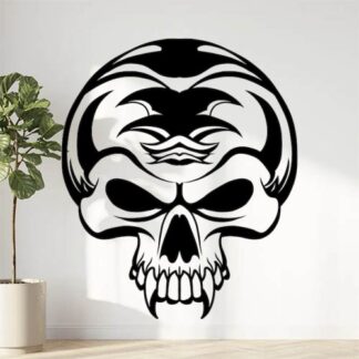 Sticker Autocollant tête de mort skull AV187305