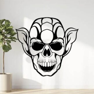 Sticker Autocollant tête de mort skull AV187307