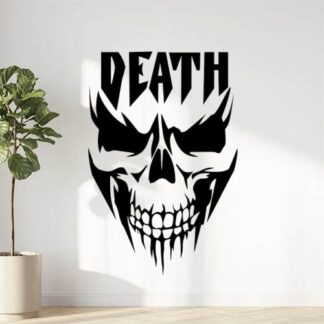 Sticker Autocollant tête de mort skull AV187309
