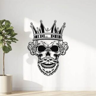 Sticker Autocollant tête de mort skull AV187311