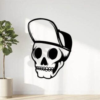 Sticker Autocollant tête de mort skull AV187313