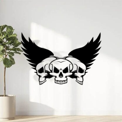 Sticker Autocollant ailes skull AVw187328