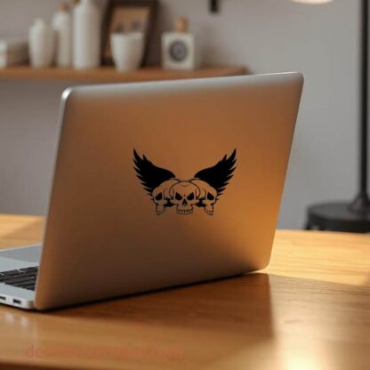 Sticker Autocollant ailes skull AVw187328