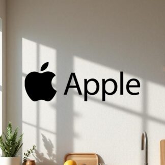 Sticker Autocollant apple logo brand  B1221