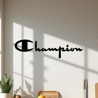 Sticker Autocollant champion logo brand  B1229