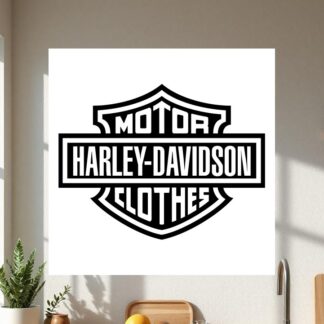 Sticker Autocollant harley clothes logo brand  B1242