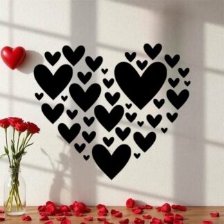sticker autocollant Coeur love 1 B7CJY