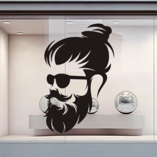 Sticker Autocollant barbier metier  BB38