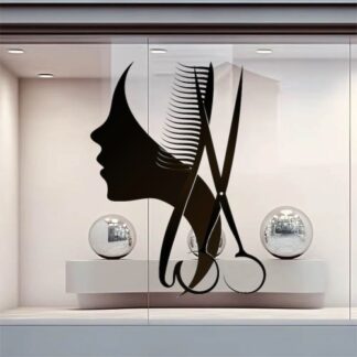 Sticker Autocollant coiffeur barbier  metier  BB43