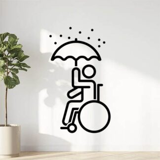 sticker autocollant handicap 9 BEKY1