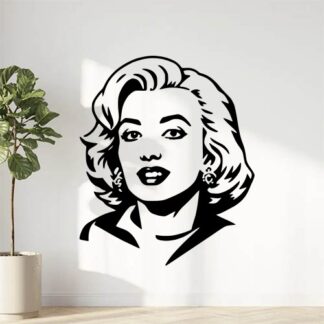 sticker autocollant célébrité Marilyn Monroe 3 BPC3G