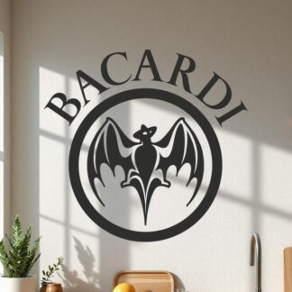 Sticker Autocollant bacardi boisson brand  BR0906