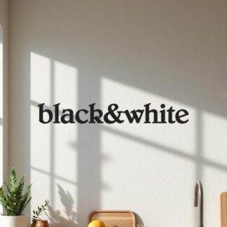 Sticker Autocollant black&white boisson brand  BR0911