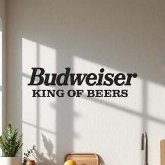 Sticker Autocollant budweiser boisson brand  BR0912