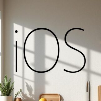 Sticker Autocollant ios brand logo  BRD16