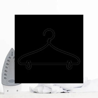 Sticker Autocollant cintre buanderie  BU200680