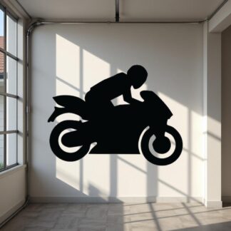 Sticker Autocollant moto  silouhette BVw18742