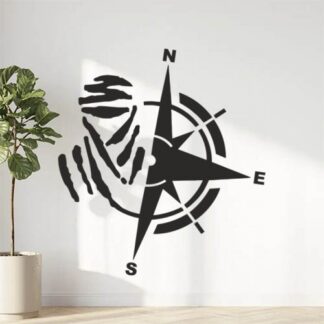 Sticker Autocollant  touareg rose des vents