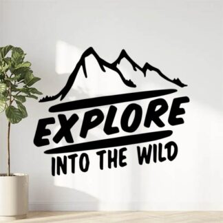 Sticker Autocollant  Explore Into Wild