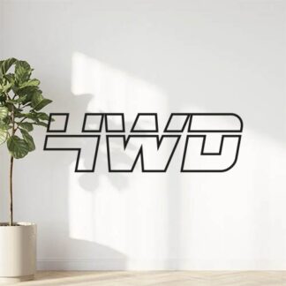 Sticker Autocollant 4wd