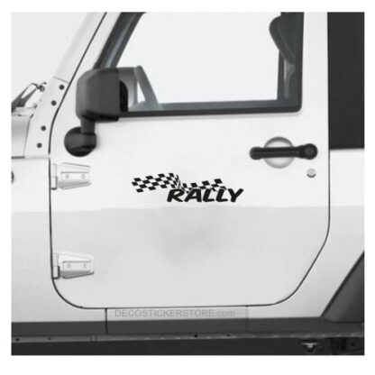 Sticker Autocollant rally