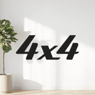 Sticker Autocollant 4x4
