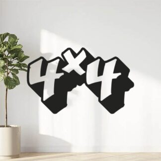 Sticker Autocollant 4x4