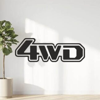 Sticker Autocollant  4x4 4WD