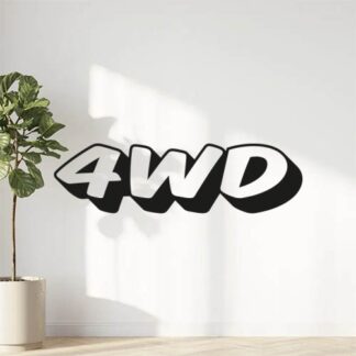 Sticker Autocollant 4wd