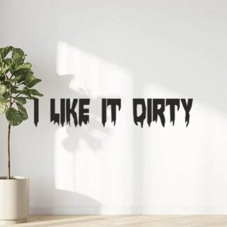 Sticker Autocollant  4x4 I like it dirty