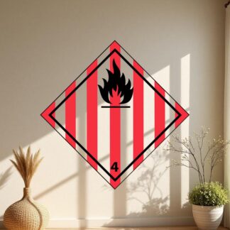 Sticker Autocollant transport de matières dangereuse camion  CAS15573