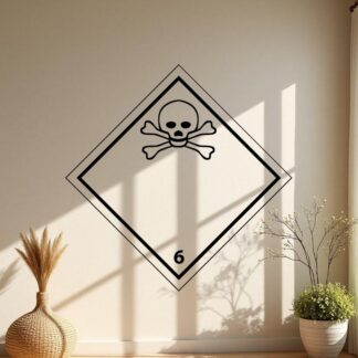 Sticker Autocollant transport de matières dangereuse camion  CAS15574