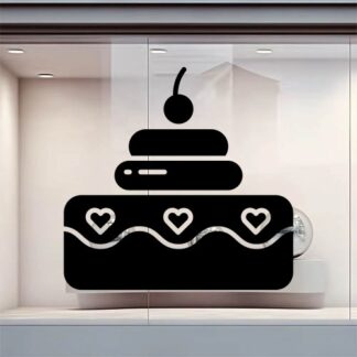 sticker autocollant vitrine gâteau nourriture boulanger restaurant 8 CC5G2