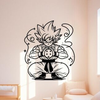 sticker autocollant manga dragon-ball 9 CJGCD