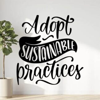 sticker autocollant citation écologie 10 CTC1Y