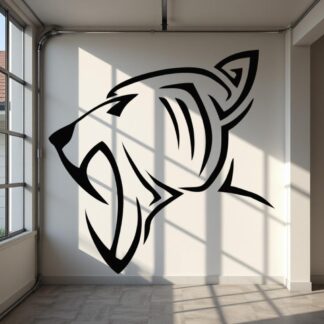 Sticker Autocollant Tigre Tribal