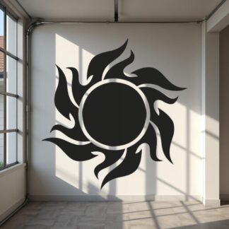 Sticker Autocollant soleil tribal