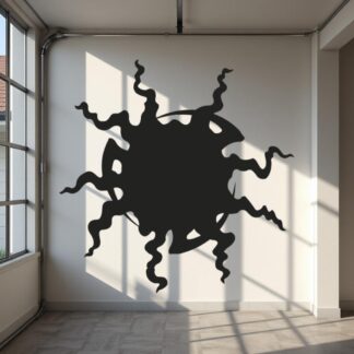 Sticker Autocollant soleil tribal