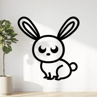 sticker autocollant animaux lapin 10 DGJL9