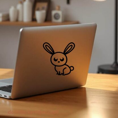 sticker autocollant animaux lapin 10 DGJL9