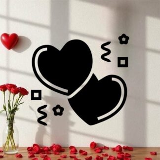 sticker autocollant Coeur love DISFR